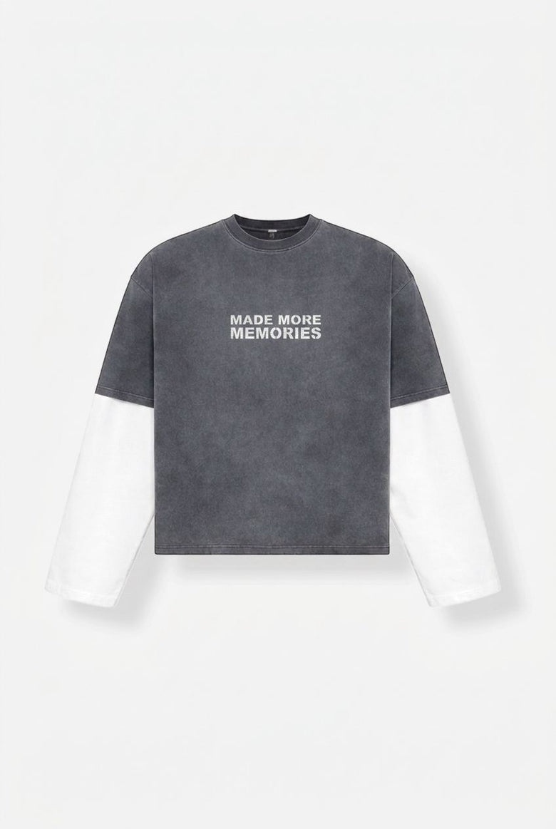 Made Many Mistakes T-Shirt - Washed Grey