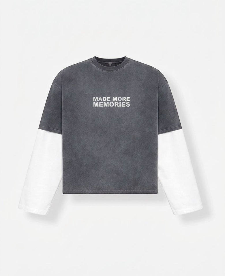 Made Many Mistakes T-Shirt - Washed Grey