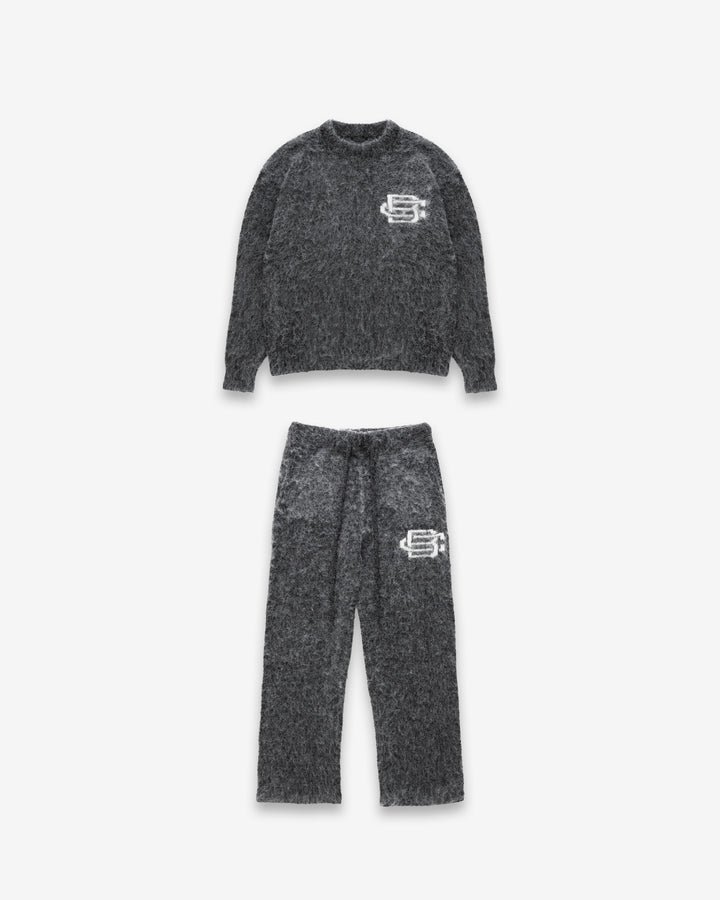 Mohair Knit BC Set – Charcoal