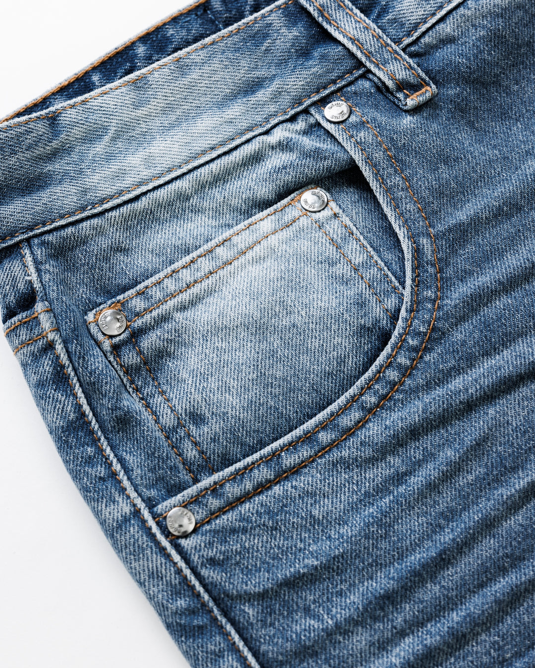 Relaxed Ripple Denim - Classic Blue