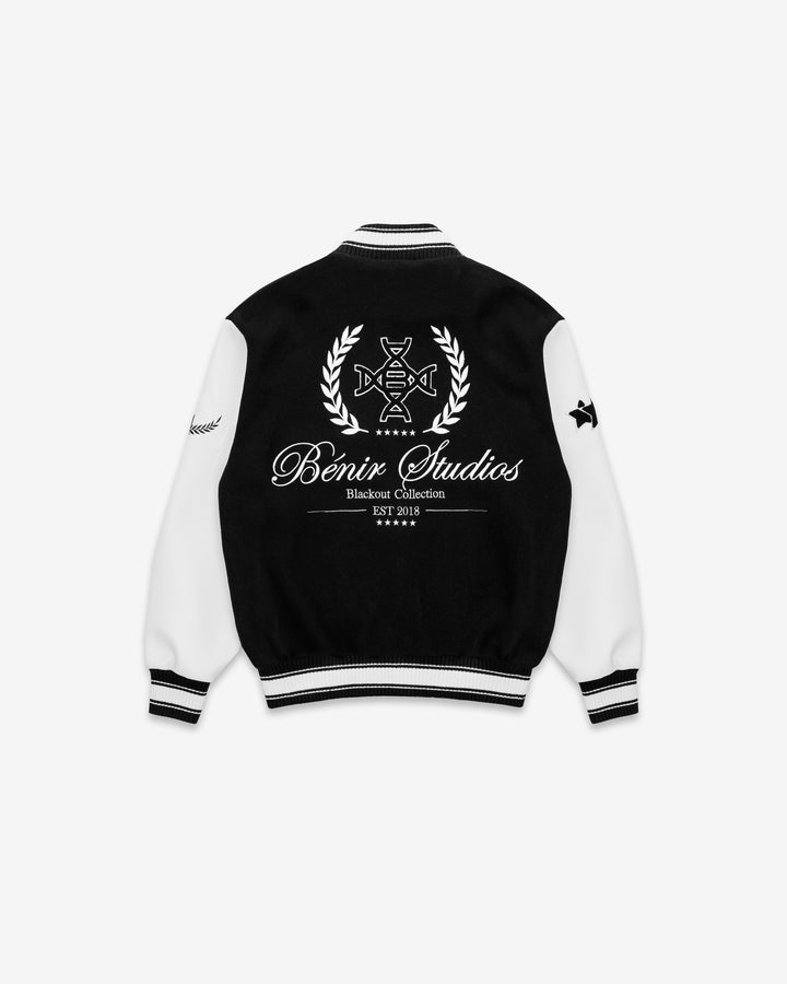 OG Varsity Jacket - Black / White