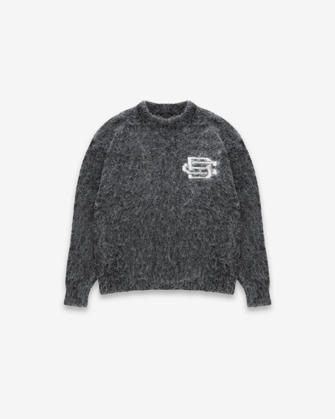 Mohair Knit BC Jumper - Charcoal