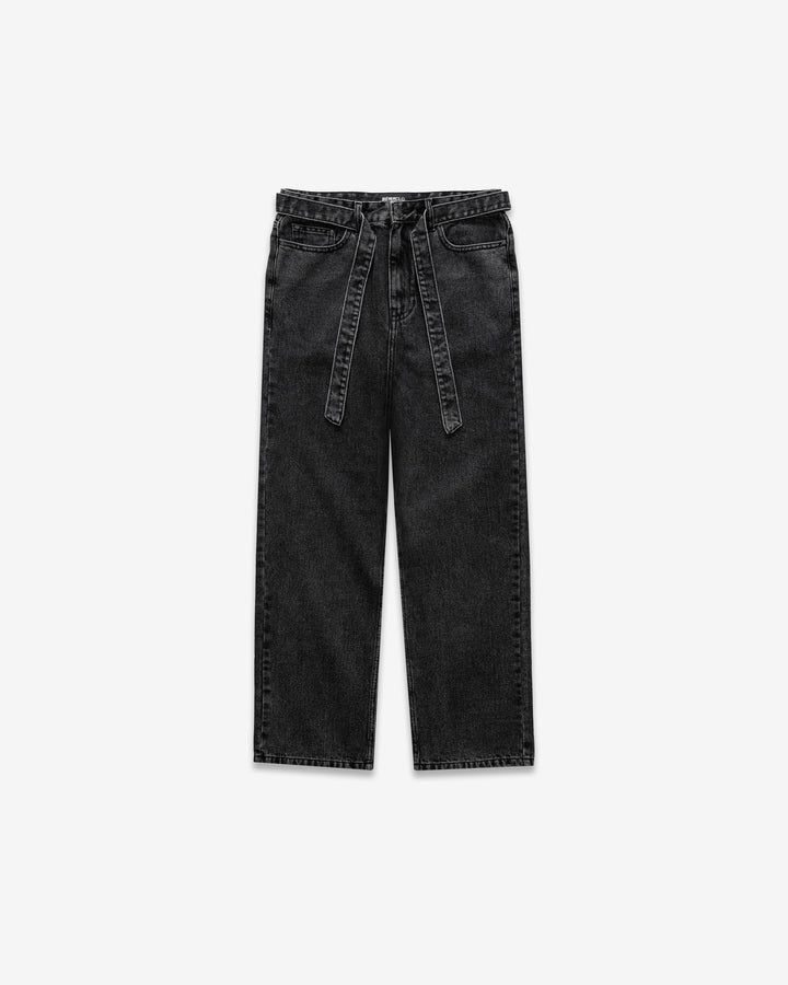 Relaxed Belt Denim - Blackout