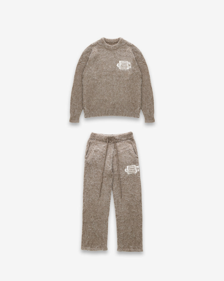 Mohair Knit BC Set – Taupe
