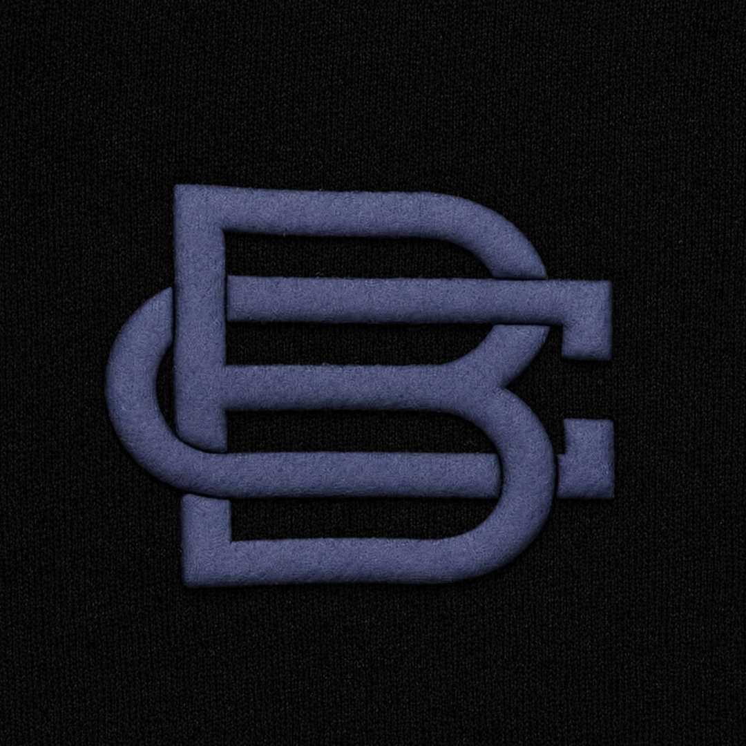 Bénir Club Basics Zip Hoodie - Navy