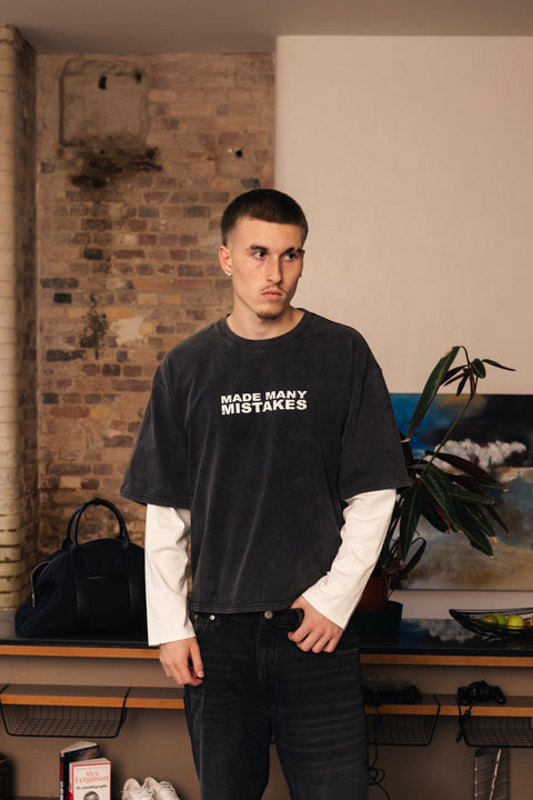 Made Many Mistakes T-Shirt - Charcoal