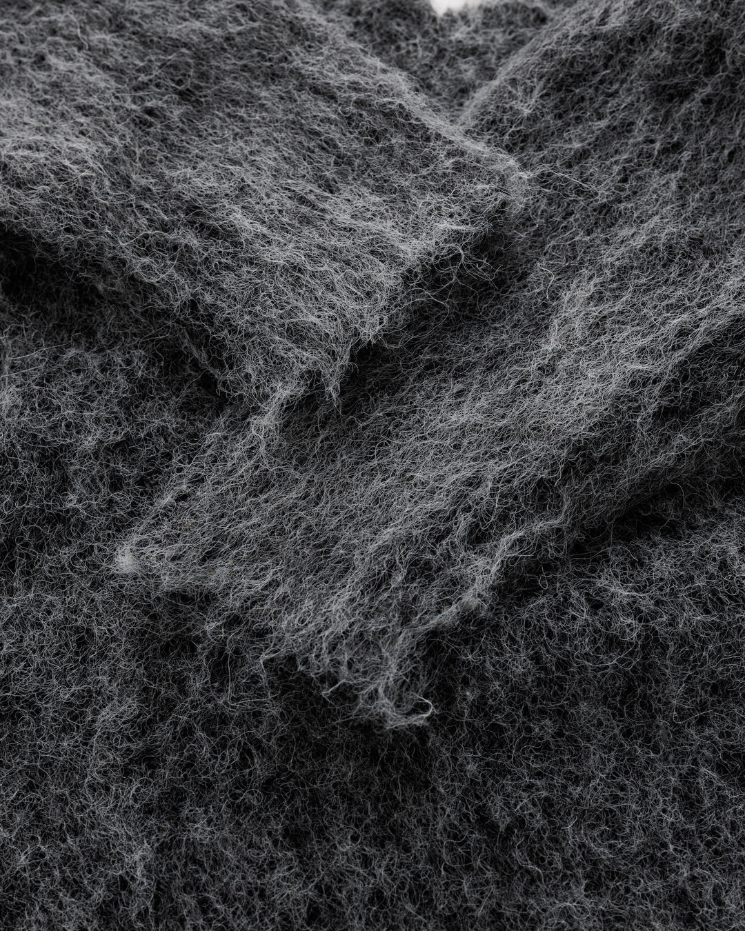 Mohair Knit BC Jumper - Charcoal