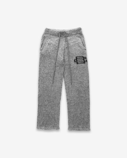Mohair Knit BC Jogger - Light Grey