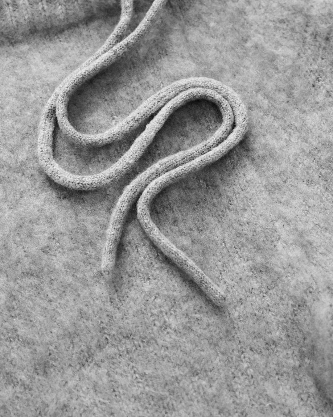 Mohair Knit BC Jogger - Light Grey