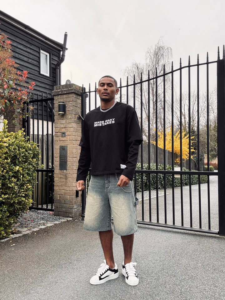 Made Many Mistakes T-Shirt - Black