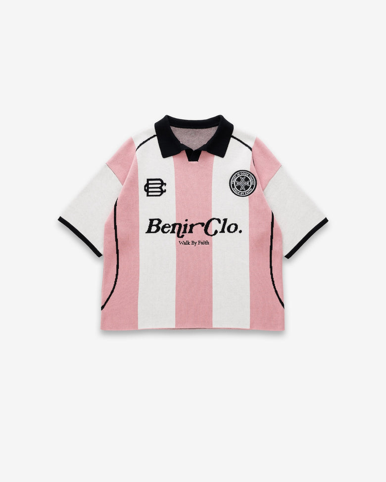 Miami Club Polo knit Jersey - White