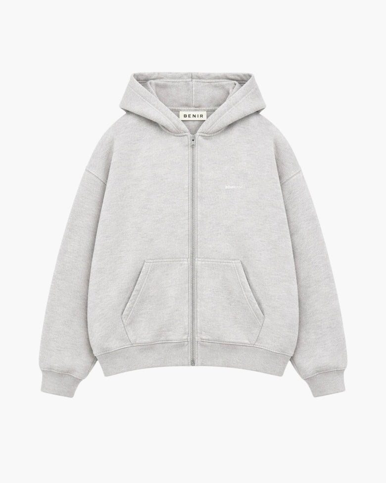 Bénir Club Basics Hoodie V2 - Marl Grey