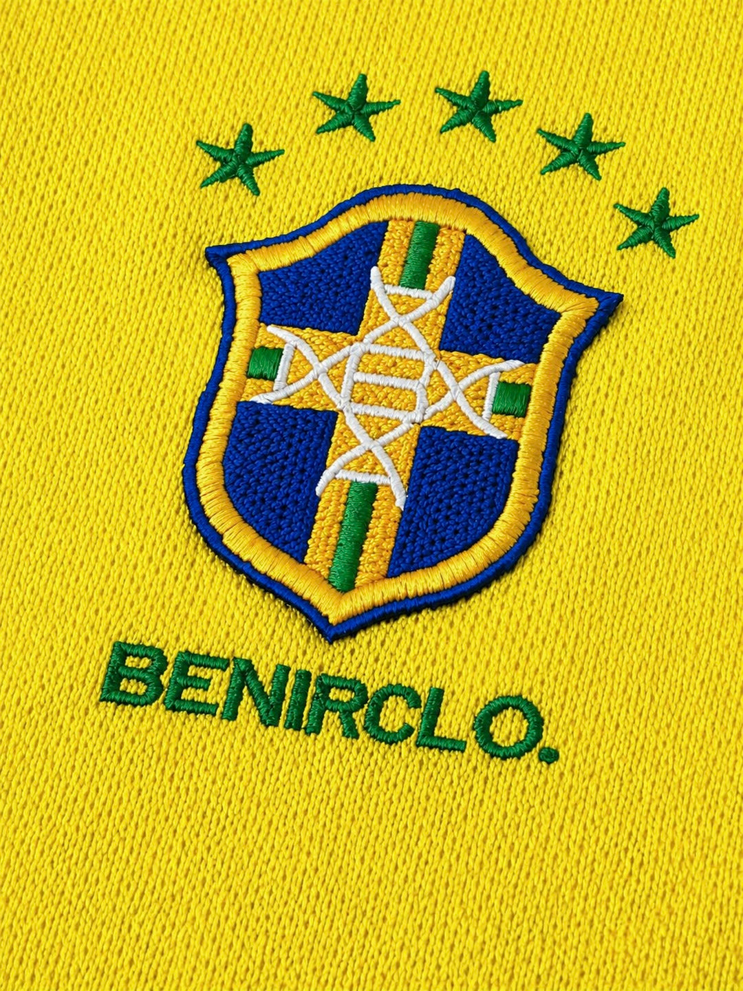 04 dinho inspired knit Jersey - Yellow