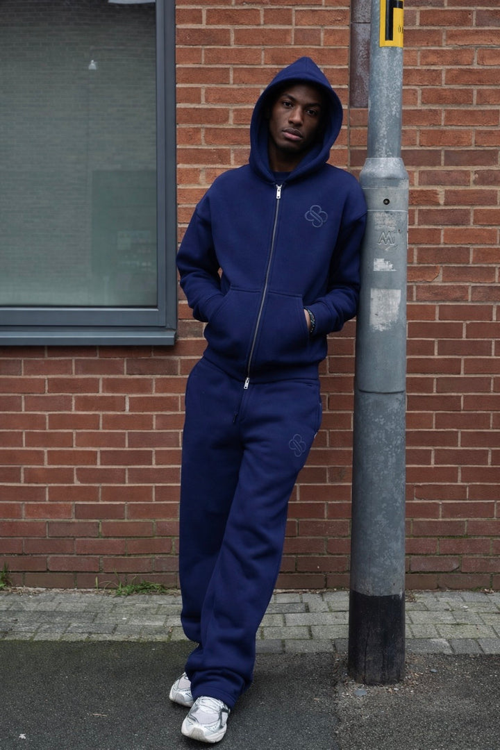 Bénir Club Basics Full Tracksuit - Navy