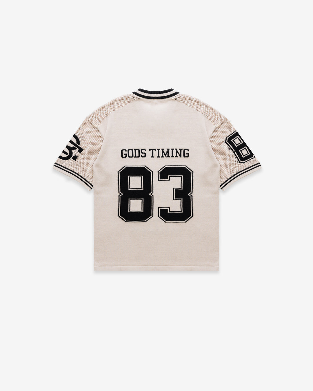 God’s Timing 83 knit Jersey - Cream