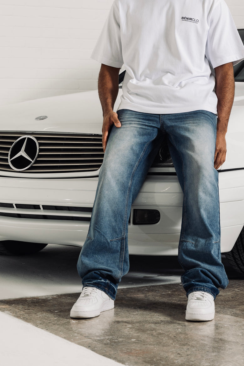 Relaxed Ripple Denim - Classic Blue
