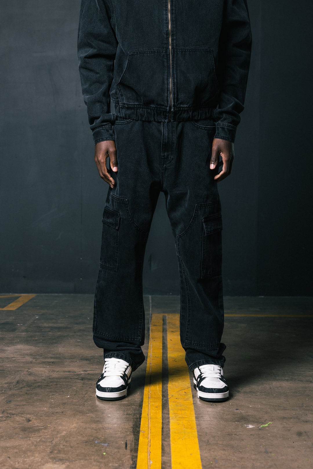 Cargo Carpenter Denim - Blackout