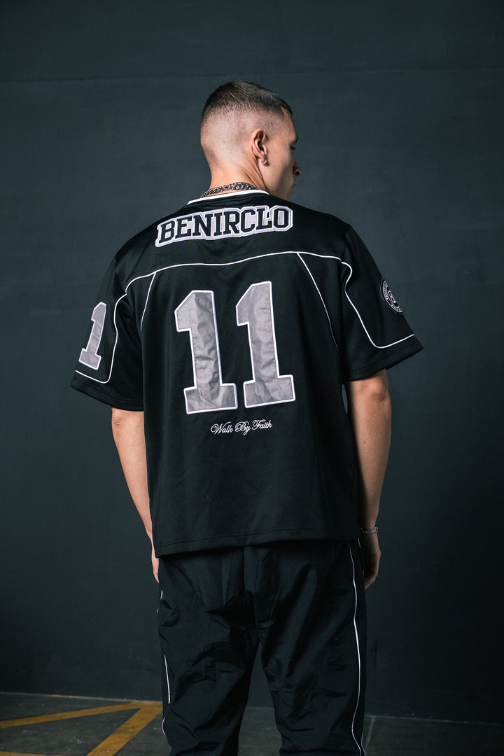 11 Football Jersey - Blackout