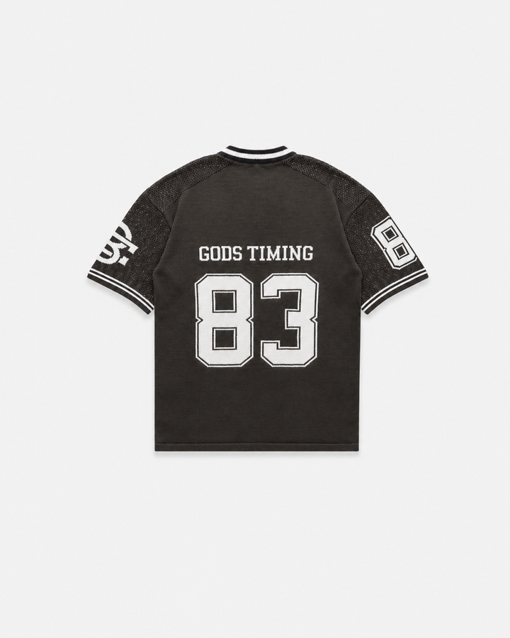God’s Timing 83 knit Jersey - Storm Brown