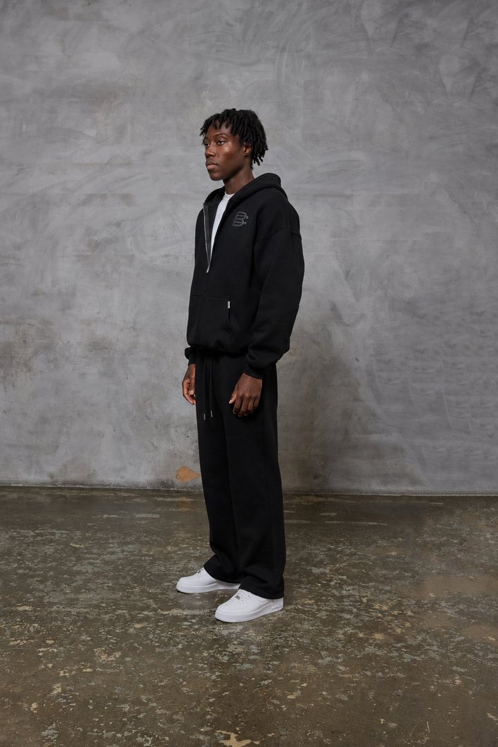 Bénir Club Basics Jogger - Matte Black