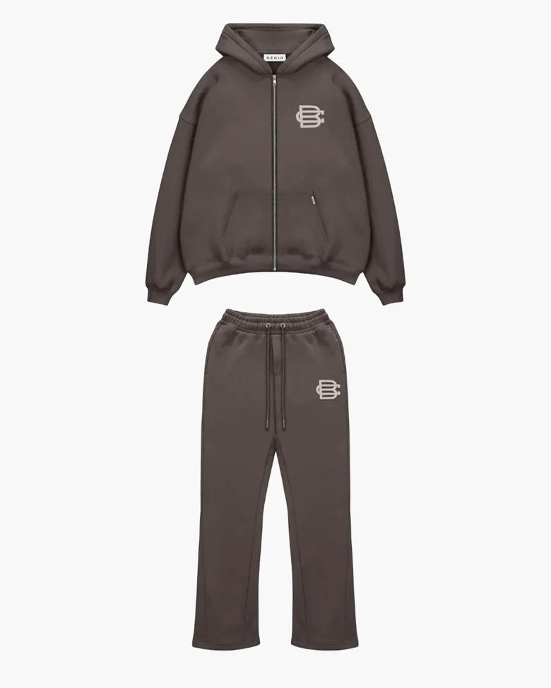 Bénir Club Basics Tracksuit - Storm Brown