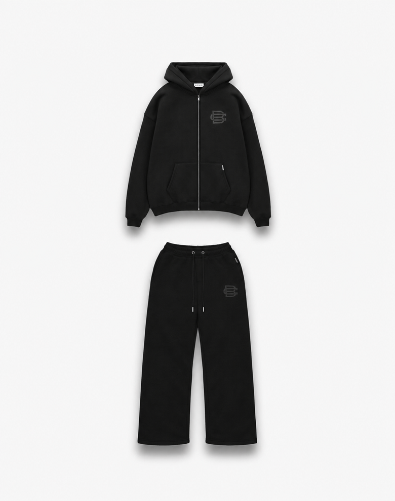 Bénir Club Basics Tracksuit V3 - Matte Black