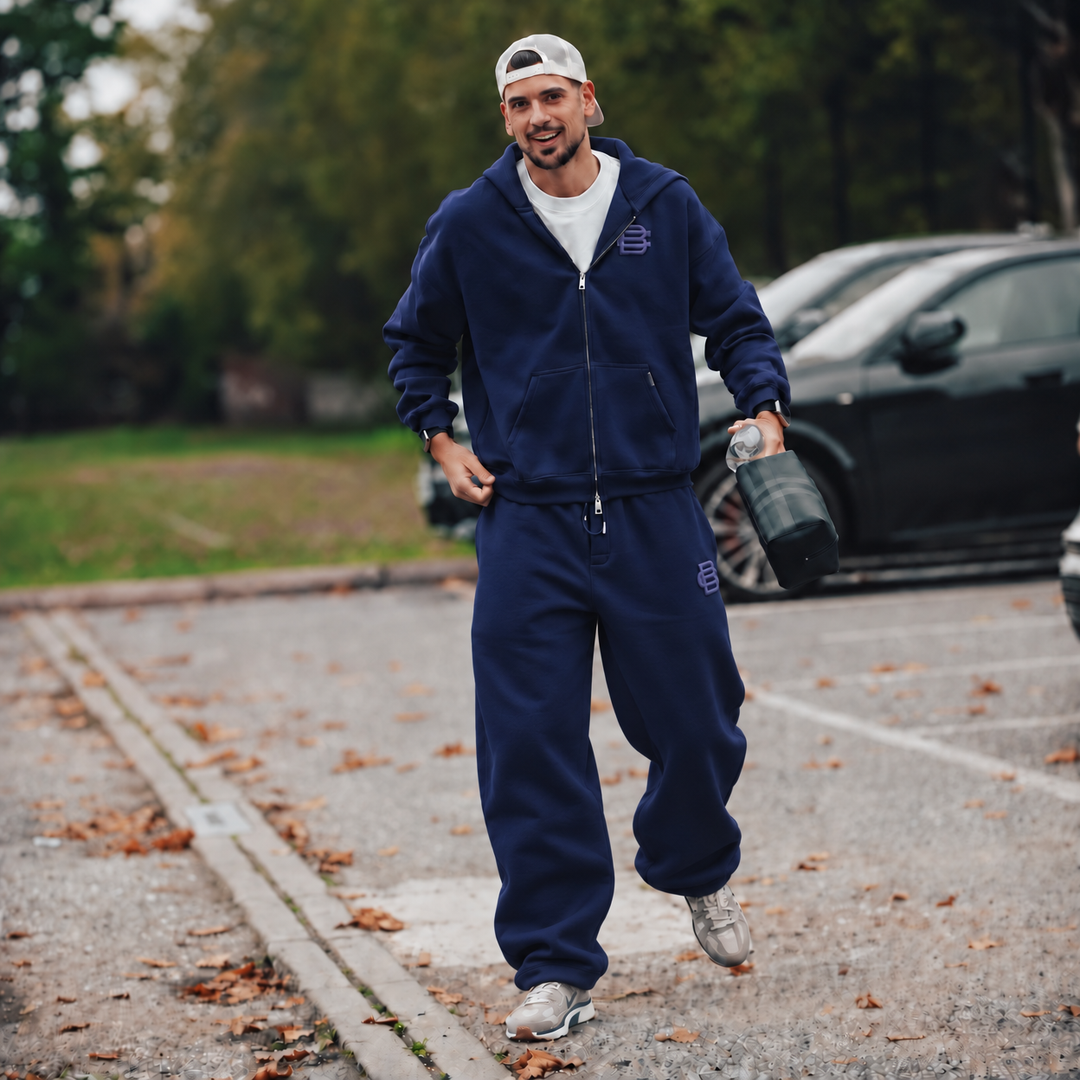 Bénir Club Basics Full Tracksuit - Navy