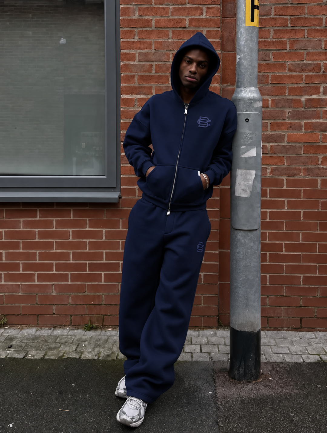 Bénir Club Basics Full Tracksuit - Navy