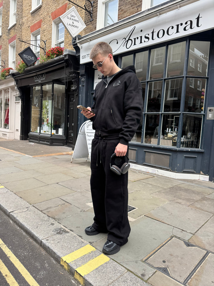Bénir Club Basics Tracksuit - Matte Black