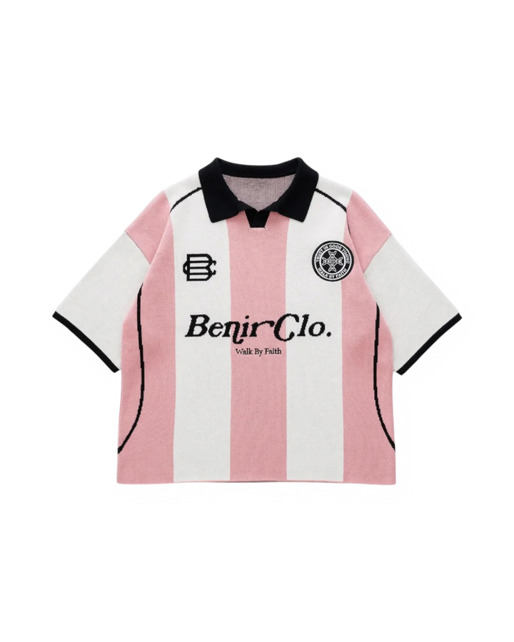 Miami Club Polo knit Jersey - White