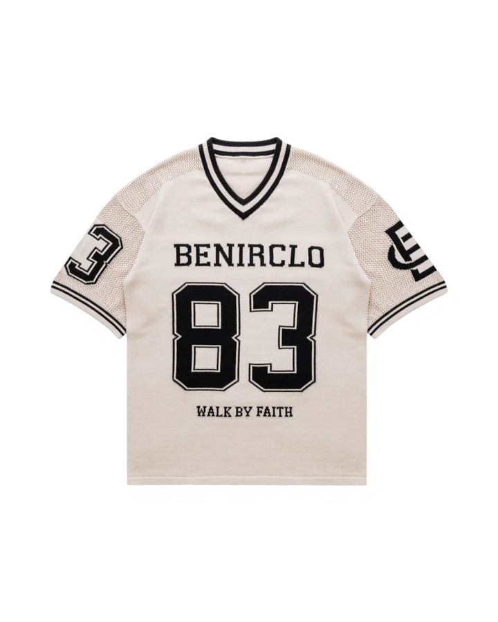 God’s Timing 83 knit Jersey - Cream