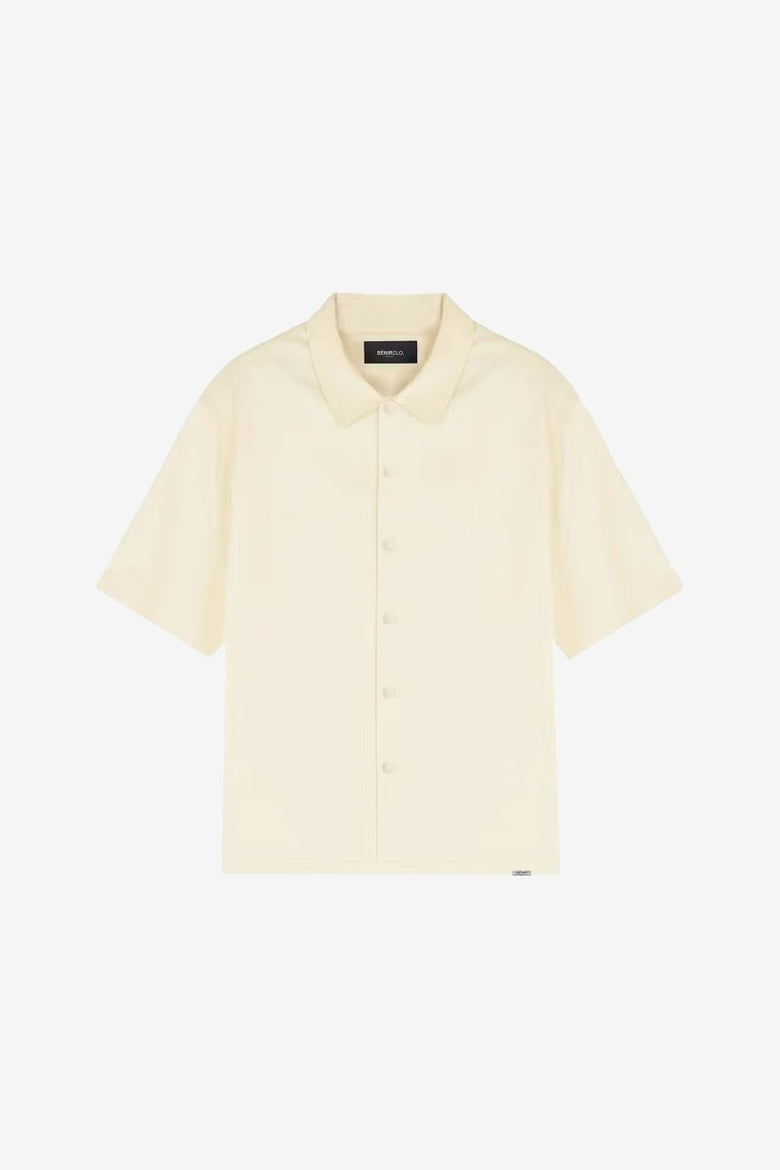 Camisa náutica BASICS - Crema