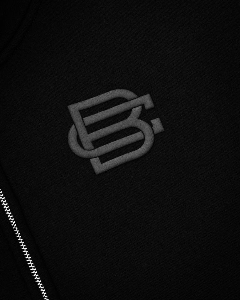 Club Basics Zip Hoodie - Matte black