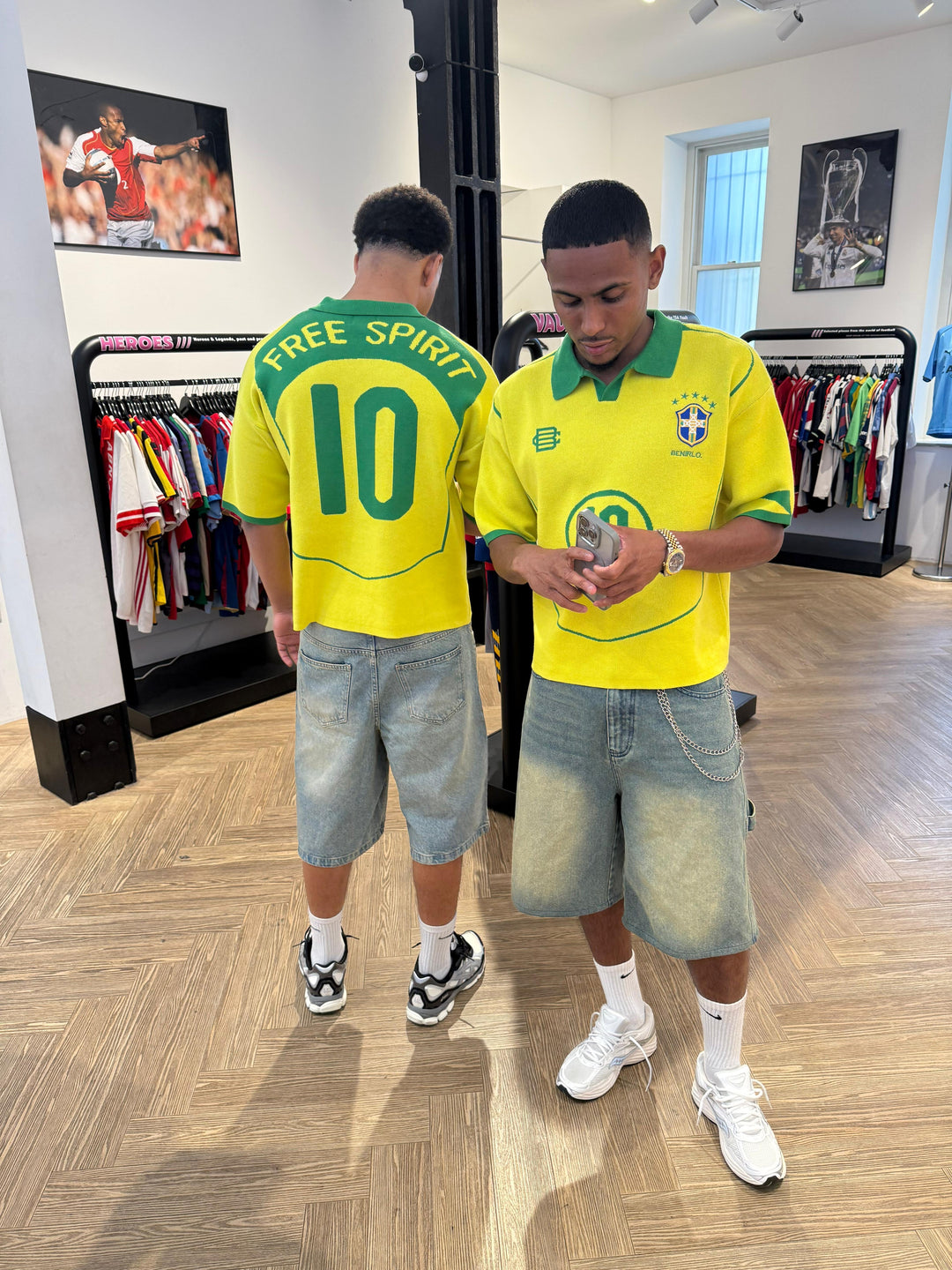 04 dinho inspired knit Jersey - Yellow