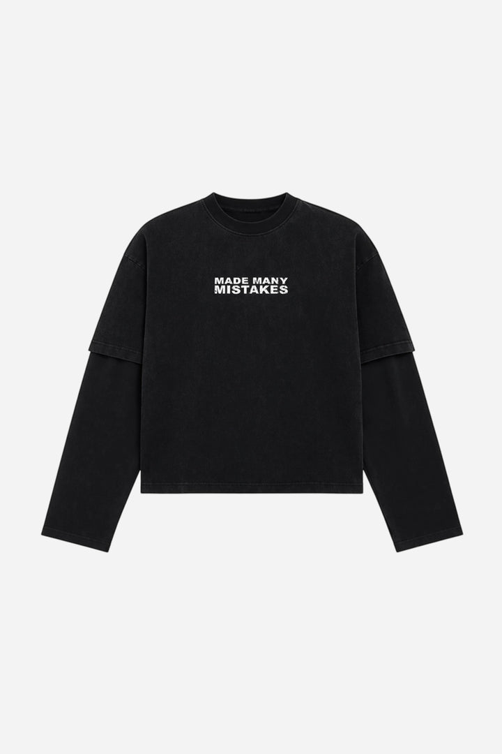 Made Many Mistakes T-Shirt - Black