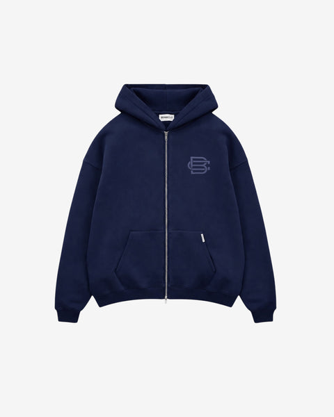 Bénir Club Basics Zip Hoodie v3 - Navy